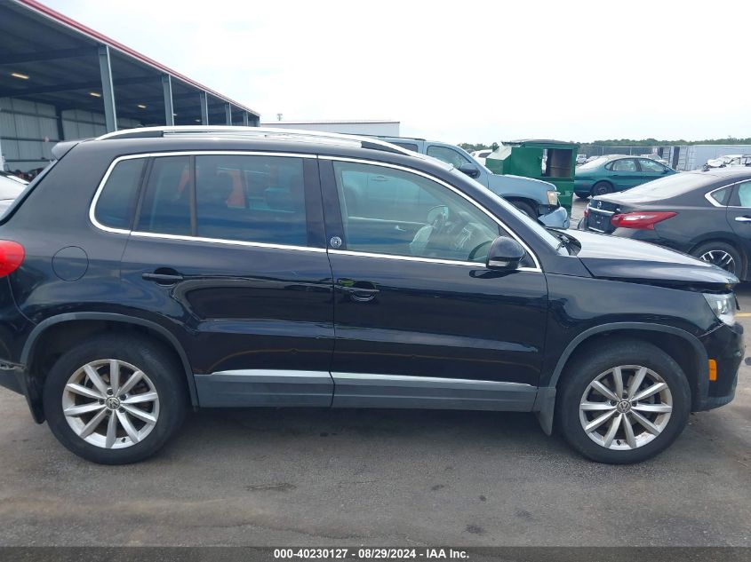 2017 Volkswagen Tiguan 2.0T Wolfsburg Edition VIN: WVGSV7AXXHK025482 Lot: 40230127