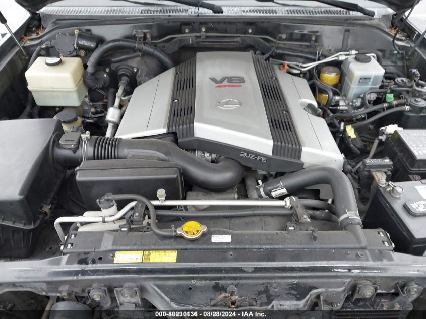 2000 Lexus Lx 470 VIN: JT6HT00W5Y0107207 Lot: 40230136