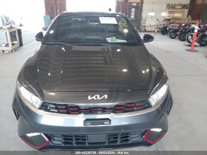 2022 Kia Forte Gt-Line VIN: 3KPF54AD8NE487452 Lot: 40230139