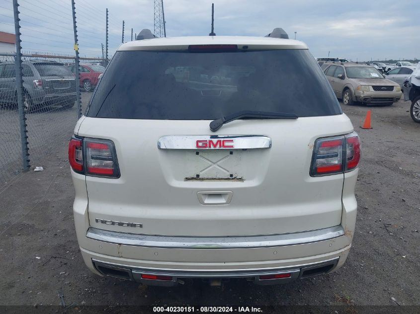 2014 GMC Acadia Denali VIN: 1GKKRTKD0EJ133606 Lot: 40230151