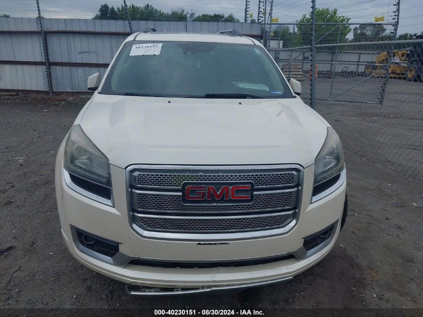 2014 GMC Acadia Denali VIN: 1GKKRTKD0EJ133606 Lot: 40230151