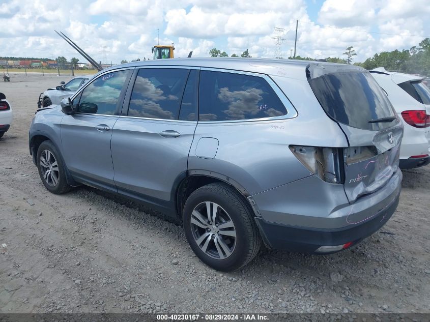 2016 Honda Pilot Ex-L VIN: 5FNYF5H70GB045001 Lot: 40230167