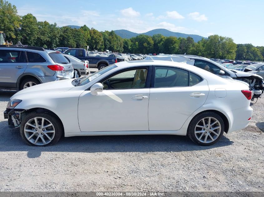 2012 Lexus Is 250 VIN: JTHCF5C27C5053452 Lot: 40230304