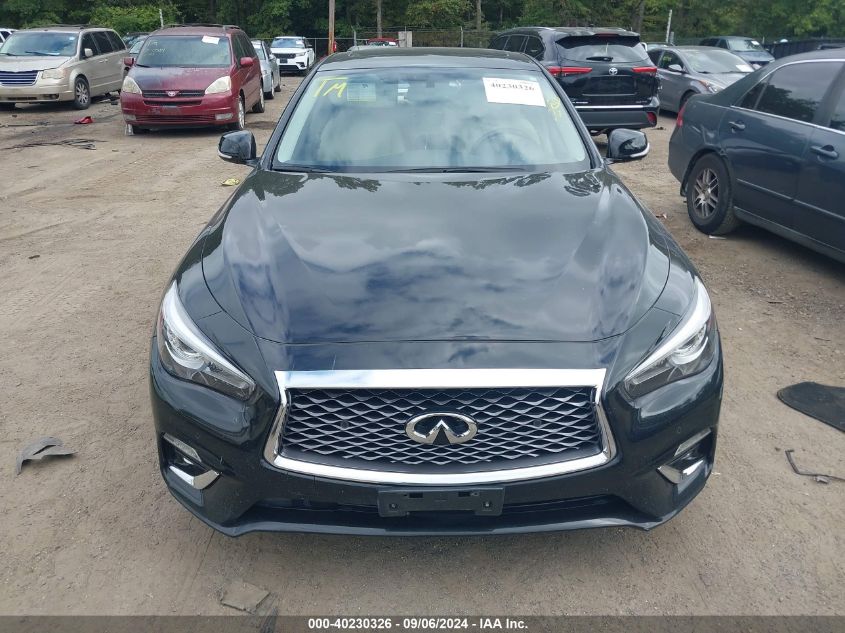 2019 Infiniti Q50 3.0T Luxe VIN: JN1EV7AR1KM593699 Lot: 40230326