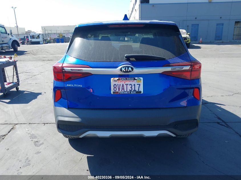 2021 Kia Seltos Lx VIN: KNDEPCAA9M7174074 Lot: 40230336