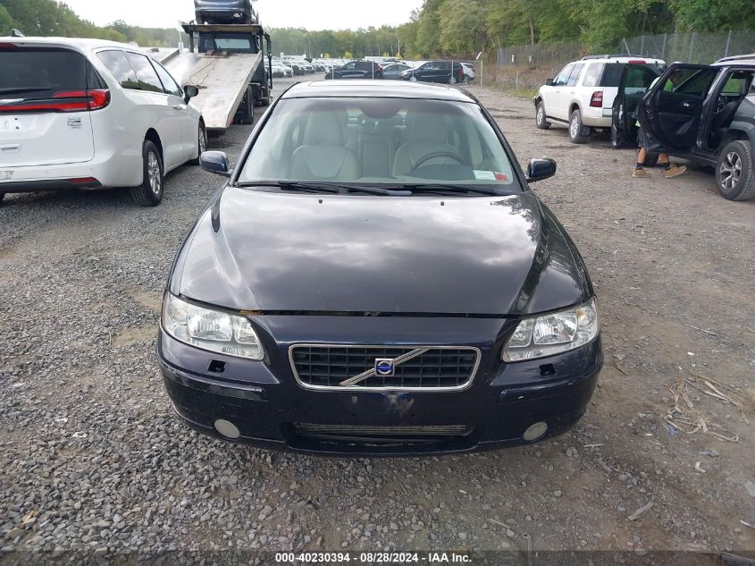 2006 Volvo S60 2.5T VIN: YV1RS592X62550817 Lot: 40230394