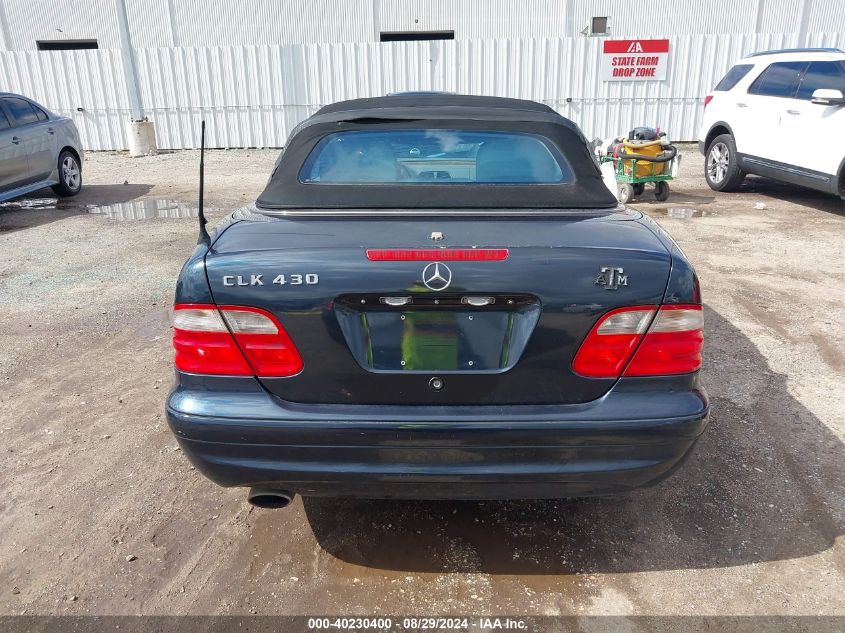 2002 Mercedes-Benz Clk 430 VIN: WDBLK70G52T116534 Lot: 40230400