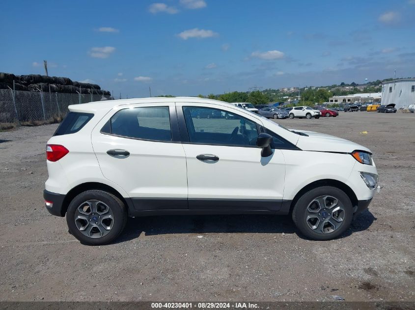 2021 Ford Ecosport S VIN: MAJ3S2FE4MC399026 Lot: 40230401