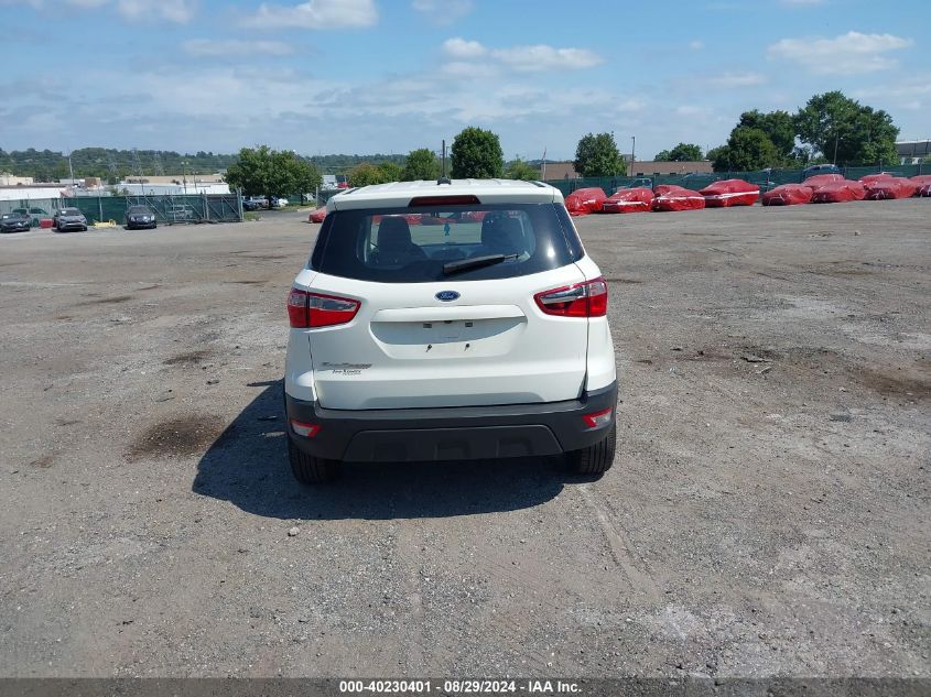 2021 Ford Ecosport S VIN: MAJ3S2FE4MC399026 Lot: 40230401