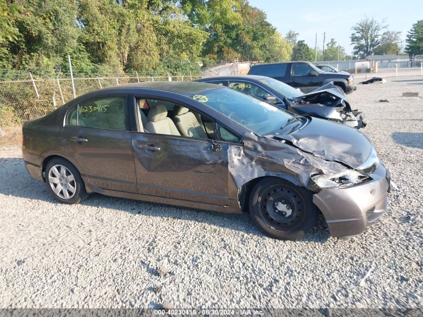 2009 Honda Civic Lx VIN: 19XFA16539E050671 Lot: 40230415