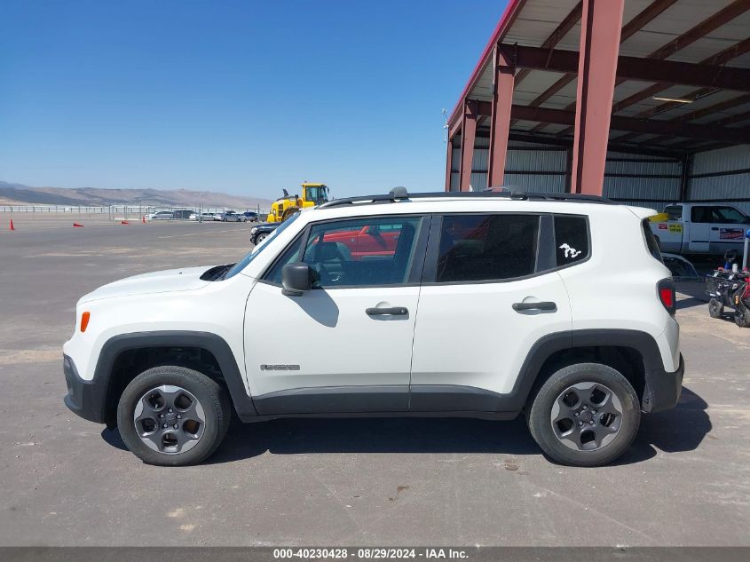 2018 Jeep Renegade Sport 4X4 VIN: ZACCJBAH6JPG69332 Lot: 40230428