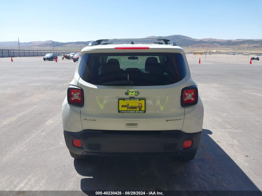 2018 Jeep Renegade Sport 4X4 VIN: ZACCJBAH6JPG69332 Lot: 40230428