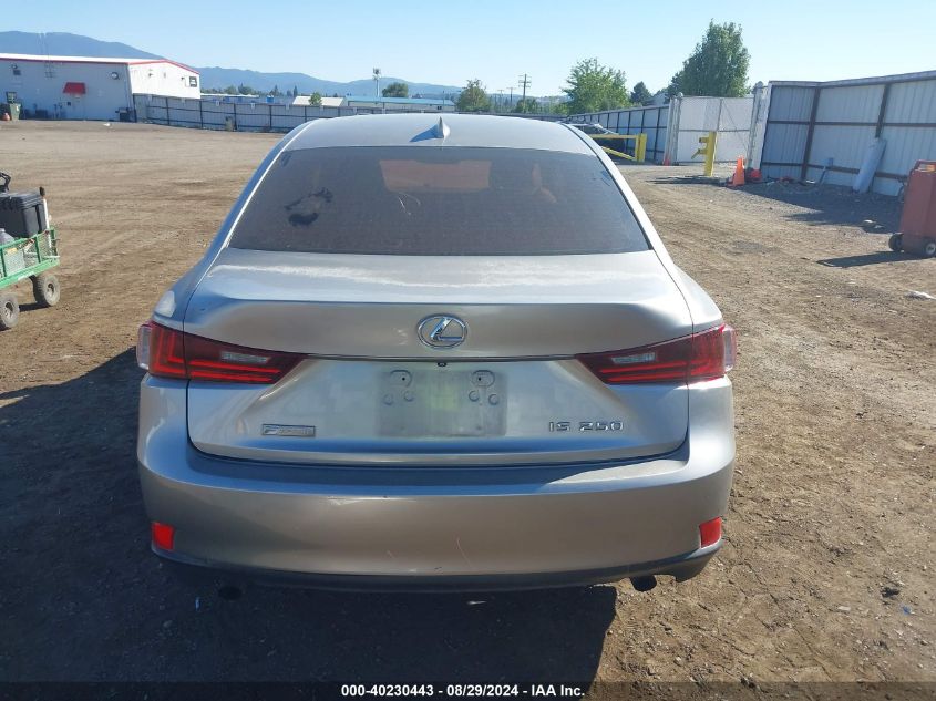 2015 Lexus Is 250 VIN: JTHBF1D25F5078499 Lot: 40230443