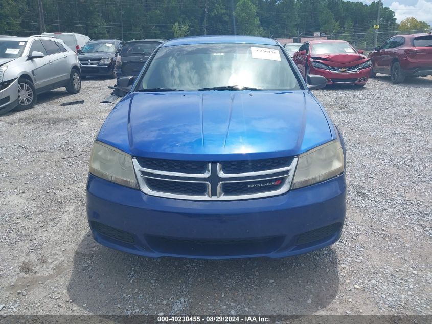 1C3CDZAB9EN181040 2014 Dodge Avenger Se