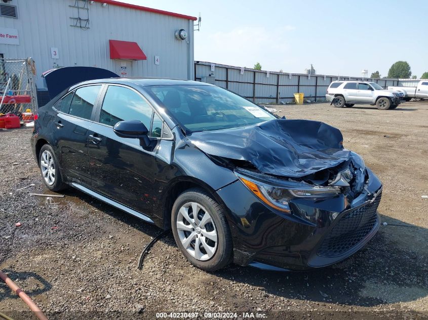 2022 Toyota Corolla Le VIN: 5YFEPMAE7NP387985 Lot: 40230497