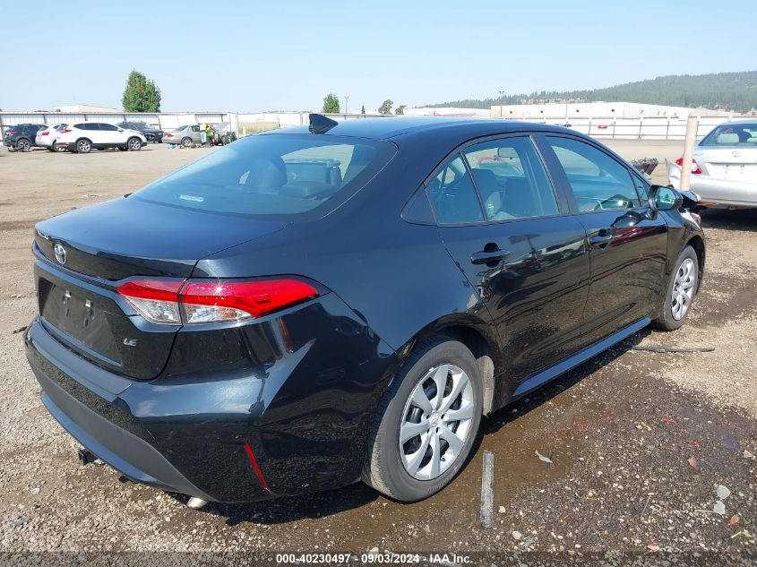 2022 Toyota Corolla Le VIN: 5YFEPMAE7NP387985 Lot: 40230497