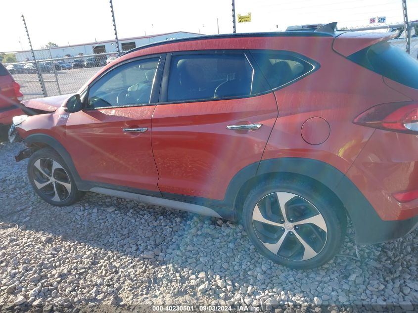 2018 Hyundai Tucson Limited VIN: KM8J3CA23JU608663 Lot: 40230501