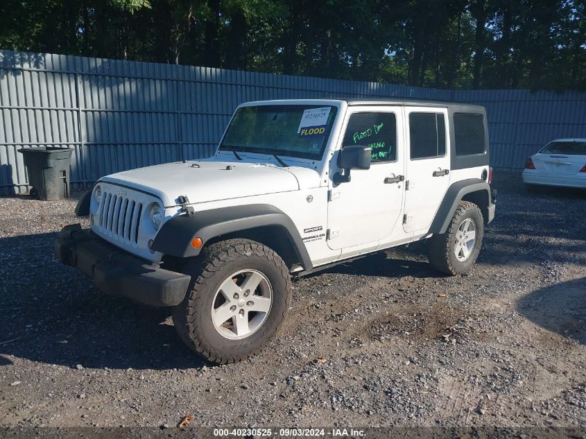 2017 Jeep Wrangler Unlimited Sport 4X4 VIN: 1C4BJWDGXHL690771 Lot: 40230525