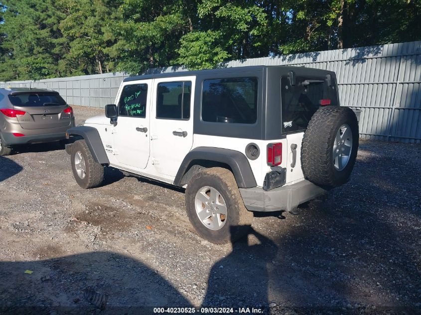 2017 Jeep Wrangler Unlimited Sport 4X4 VIN: 1C4BJWDGXHL690771 Lot: 40230525