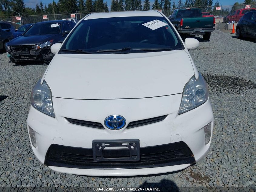 2013 Toyota Prius Two VIN: JTDKN3DU5D5590309 Lot: 40230533