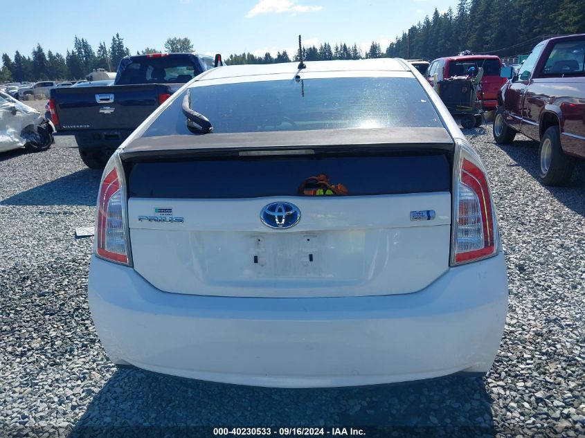 2013 Toyota Prius Two VIN: JTDKN3DU5D5590309 Lot: 40230533