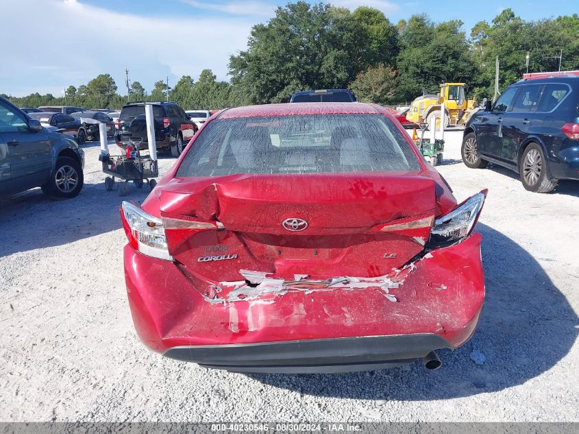 2017 Toyota Corolla Le VIN: 2T1BURHE8HC916508 Lot: 40230546