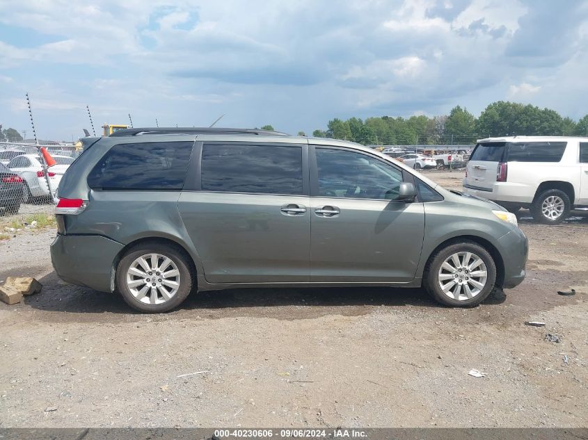 2012 Toyota Sienna Limited V6 7 Passenger VIN: 5TDYK3DC7CS223821 Lot: 40230606