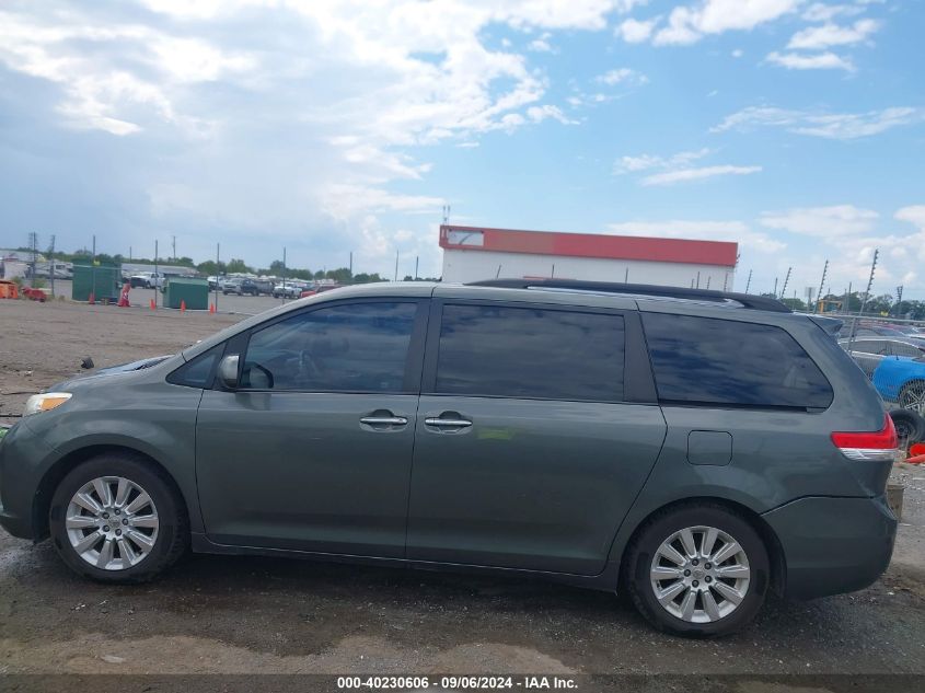 2012 Toyota Sienna Limited V6 7 Passenger VIN: 5TDYK3DC7CS223821 Lot: 40230606