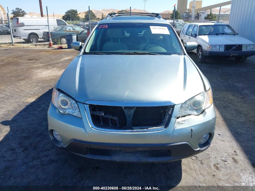 2009 Subaru Outback 2.5I Limited VIN: 4S4BP66C297344907 Lot: 40230608