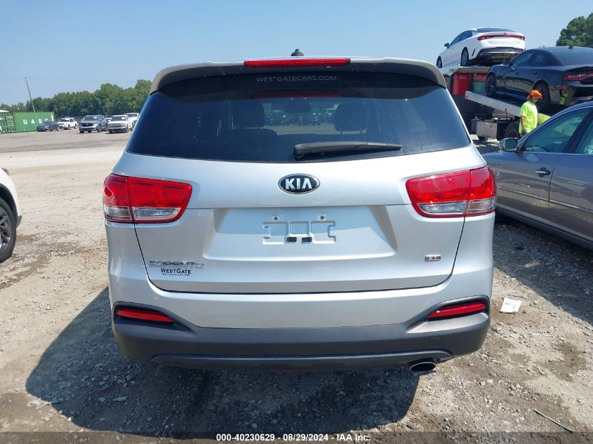 2017 Kia Sorento 2.4L L VIN: 5XYPG4A36HG262959 Lot: 40230629