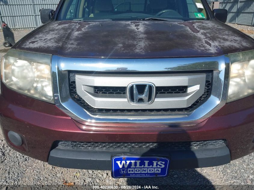 2010 Honda Pilot Lx VIN: 5FNYF4H27AB002376 Lot: 40230630