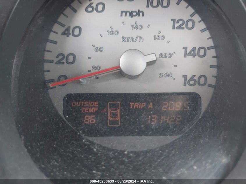 2001 Acura Cl 3.2 Type S VIN: 19UYA42621A011278 Lot: 40230639