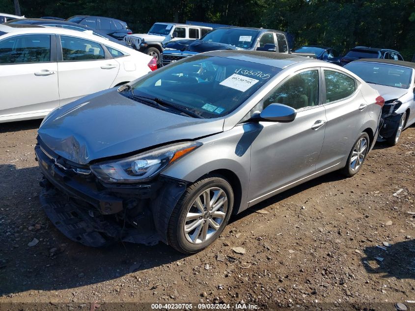 KMHDH4AE9FU226269 2015 HYUNDAI ELANTRA - Image 2