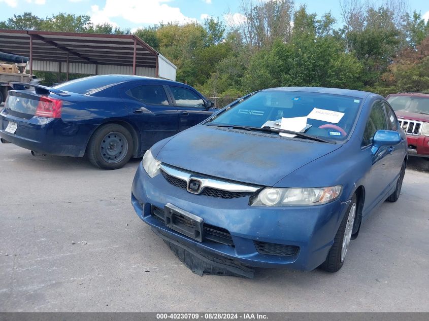 2010 Honda Civic Lx VIN: 2HGFA1F52AH563663 Lot: 40230709