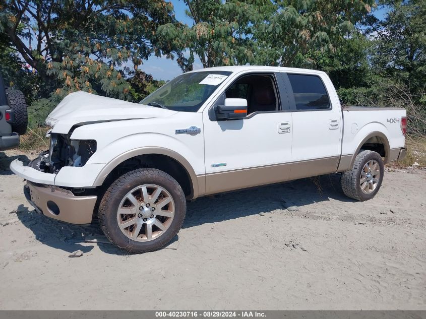 2013 FORD F-150 KING RANCH - 1FTFW1ET2DKD39693