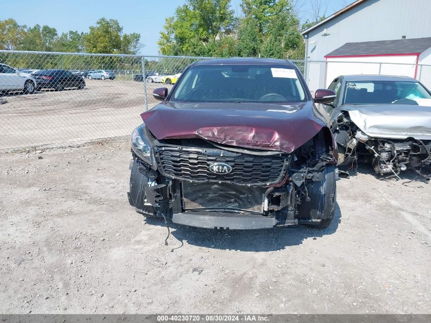 2019 Kia Sorento 2.4L Lx VIN: 5XYPG4A38KG573994 Lot: 40230720