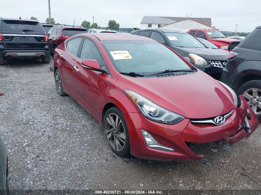 VIN 5NPDH4AE7FH554515 2015 HYUNDAI ELANTRA no.1