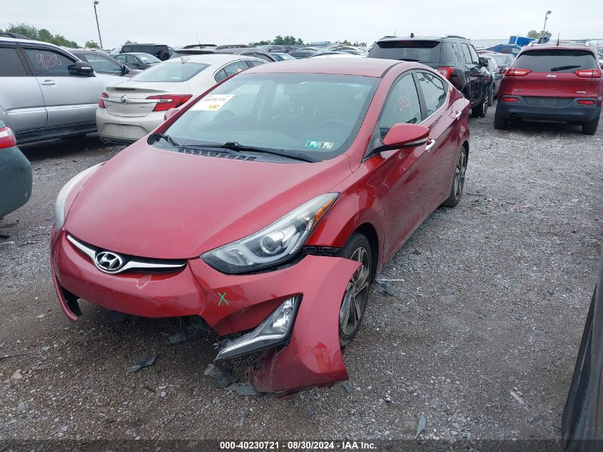 VIN 5NPDH4AE7FH554515 2015 HYUNDAI ELANTRA no.2