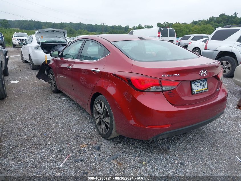 VIN 5NPDH4AE7FH554515 2015 HYUNDAI ELANTRA no.3