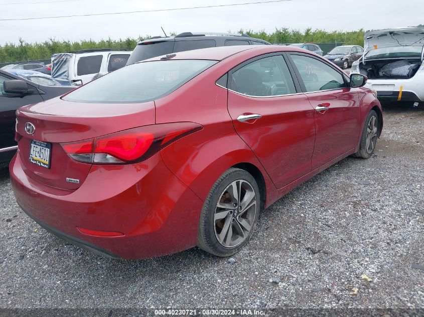 VIN 5NPDH4AE7FH554515 2015 HYUNDAI ELANTRA no.4