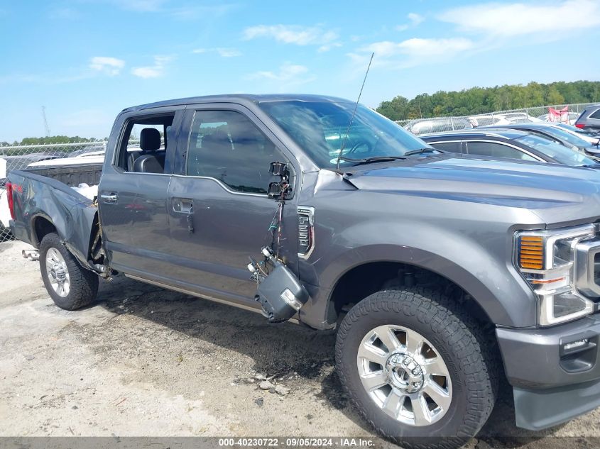 2021 Ford F-250 Platinum VIN: 1FT8W2BT9MED85281 Lot: 40230722