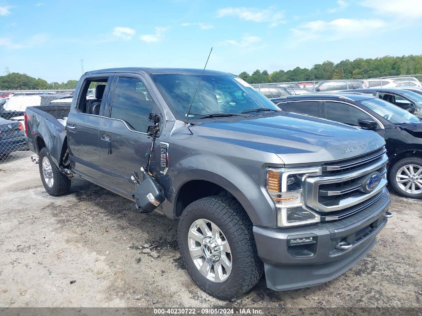 2021 Ford F-250 Platinum VIN: 1FT8W2BT9MED85281 Lot: 40230722