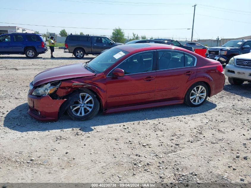 2013 Subaru Legacy 2.5I Limited VIN: 4S3BMCK64D3033278 Lot: 40230738