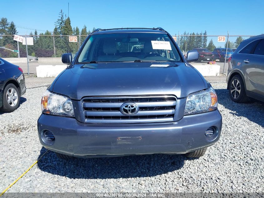 2004 Toyota Highlander V6 VIN: JTEEP21A940022777 Lot: 40230755