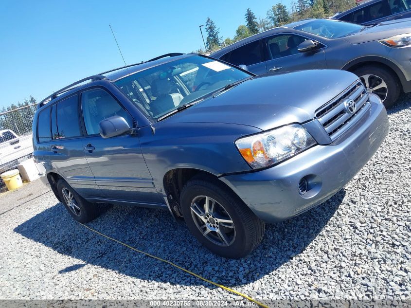 2004 Toyota Highlander V6 VIN: JTEEP21A940022777 Lot: 40230755