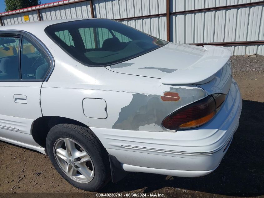 1998 Pontiac Bonneville Se VIN: 1G2HX52KXW4205454 Lot: 40230793