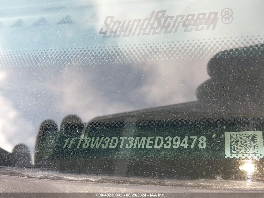 2021 Ford F-350 Xlt VIN: 1FT8W3DT3MED39478 Lot: 40230832