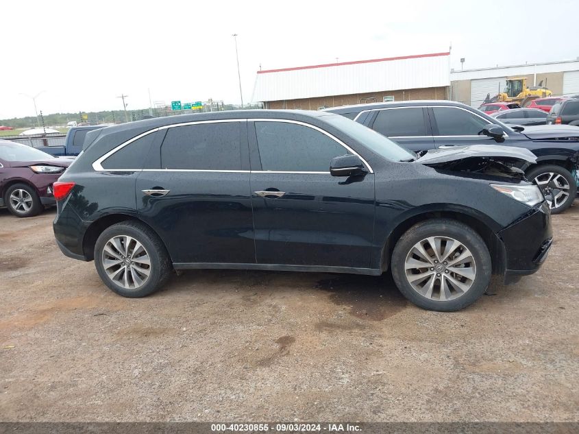 2014 Acura Mdx Technology Package VIN: 5FRYD4H41EB030878 Lot: 40230855