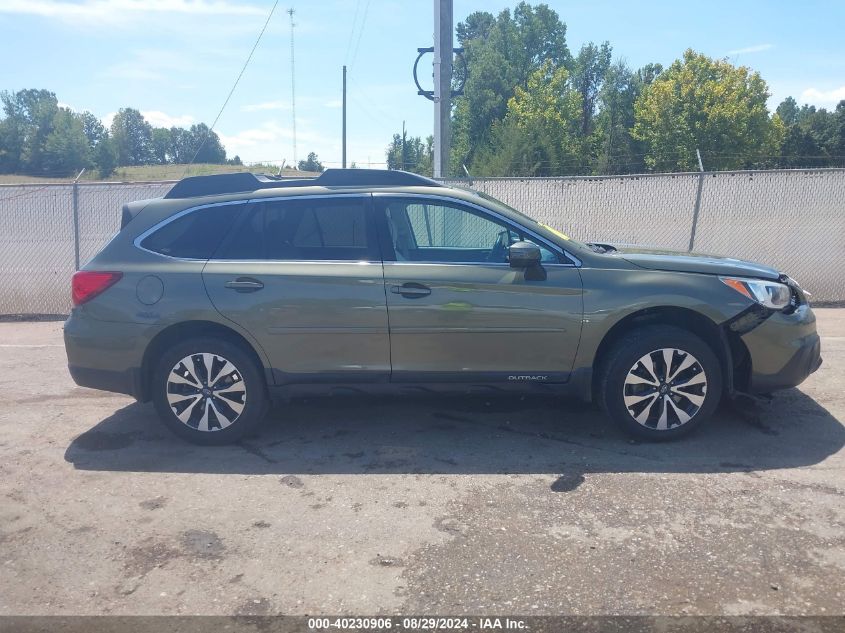 2015 Subaru Outback 2.5I Limited VIN: 4S4BSBNC9F3336508 Lot: 40230906