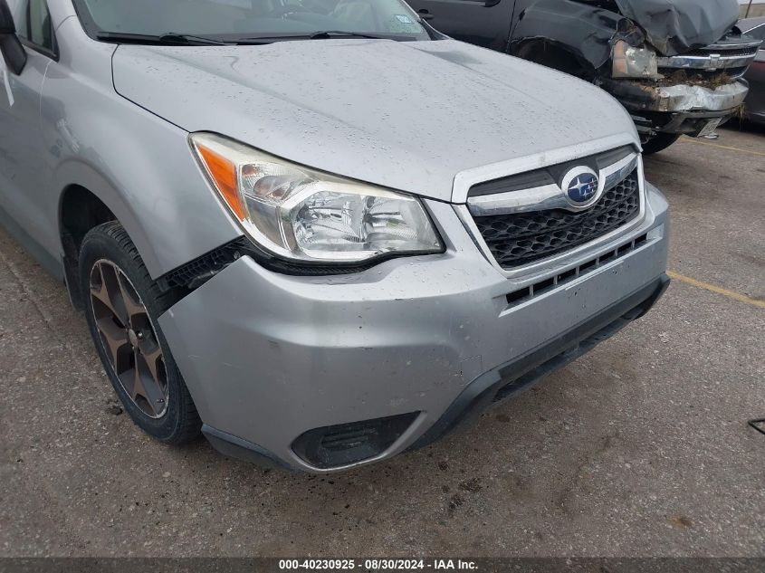 2015 Subaru Forester 2.5I VIN: JF2SJAAC2FG584892 Lot: 40230925